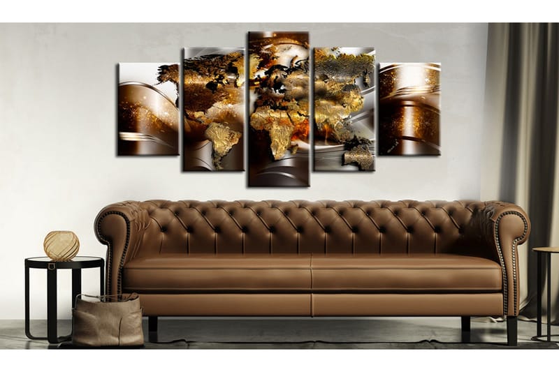 Tavla Honey Continents 200x100 - Artgeist sp. z o. o. - Inredning - Tavlor & konst - Canvastavlor