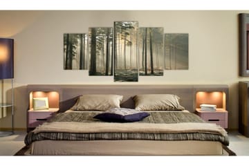 Tavla Light In A Dark Forest 100x50 - Artgeist sp. z o. o. - Inredning - Tavlor & konst - Canvastavlor