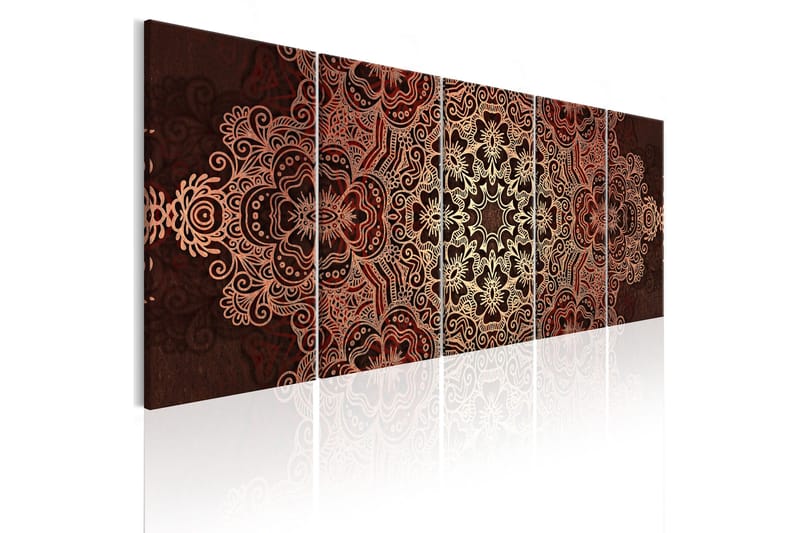 Tavla Mandala Flower Bouquet 200x80 - Artgeist sp. z o. o. - Inredning - Tavlor & konst - Canvastavlor