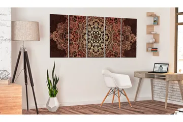 Tavla Mandala Flower Bouquet 200x80 - Artgeist sp. z o. o. - Inredning - Tavlor & konst - Canvastavlor