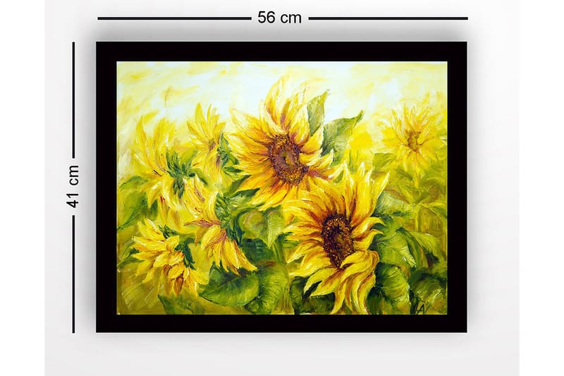 Tavla med Ram Flerfärgad - 41x56 cm - Inredning - Tavlor & konst