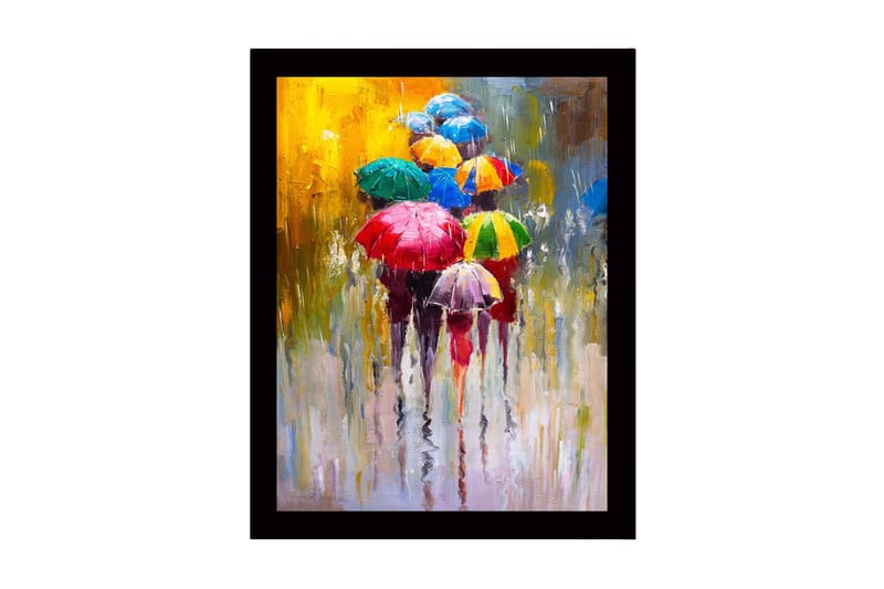 Tavla med Ram Flerfärgad - 41x56 cm - Inredning - Tavlor & konst