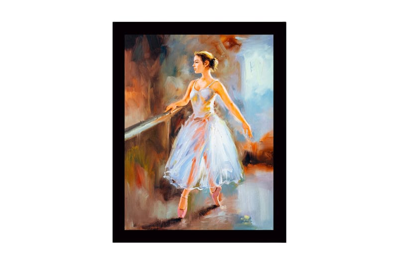 Tavla med Ram Flerfärgad - 41x56 cm - Inredning - Tavlor & konst