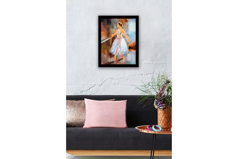 Tavla med Ram Flerfärgad - 41x56 cm - Inredning - Tavlor & konst