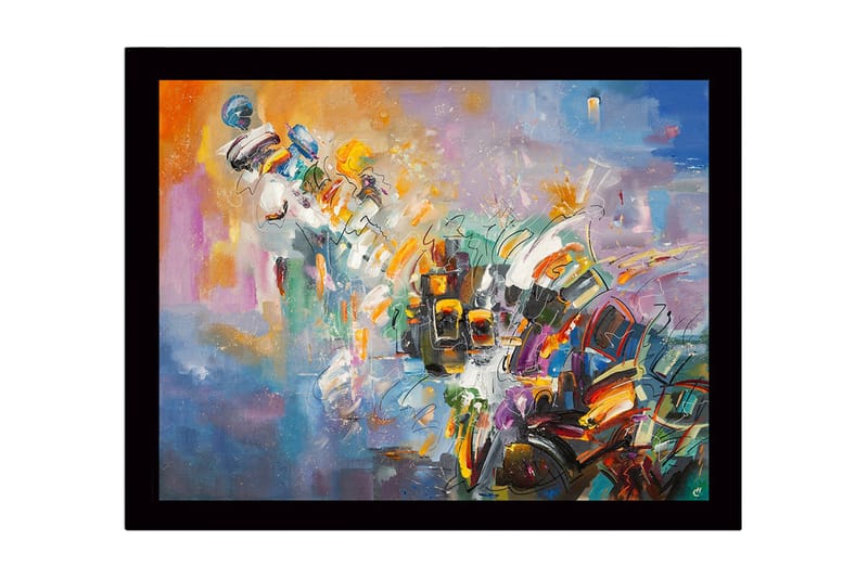 Tavla med Ram Flerfärgad - 41x56 cm - Inredning - Tavlor & konst