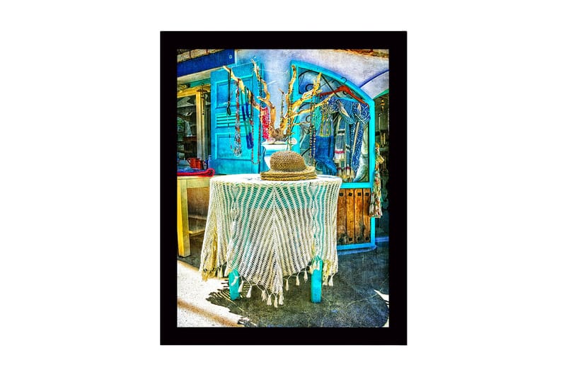 Tavla med Ram Flerfärgad, 41x56 cm