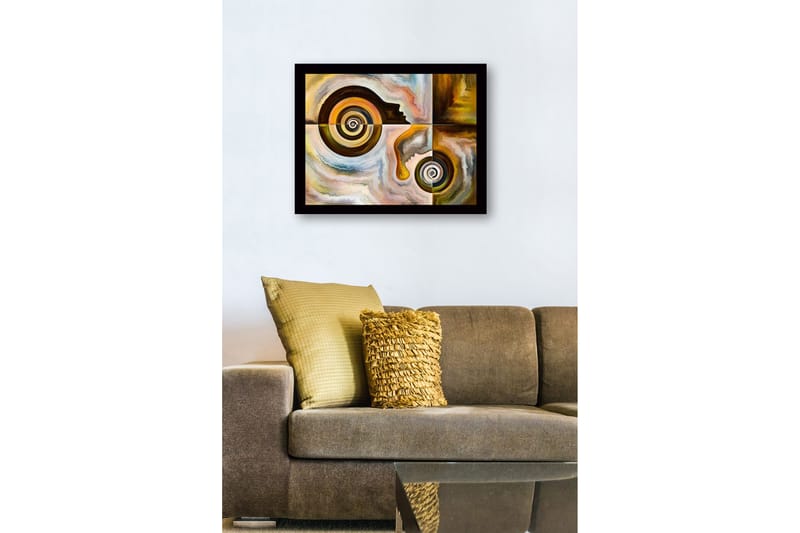 Tavla med Ram Flerfärgad - 41x56 cm - Inredning - Tavlor & konst