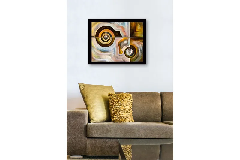 Tavla med Ram Flerfärgad - 41x56 cm - Inredning - Tavlor & konst