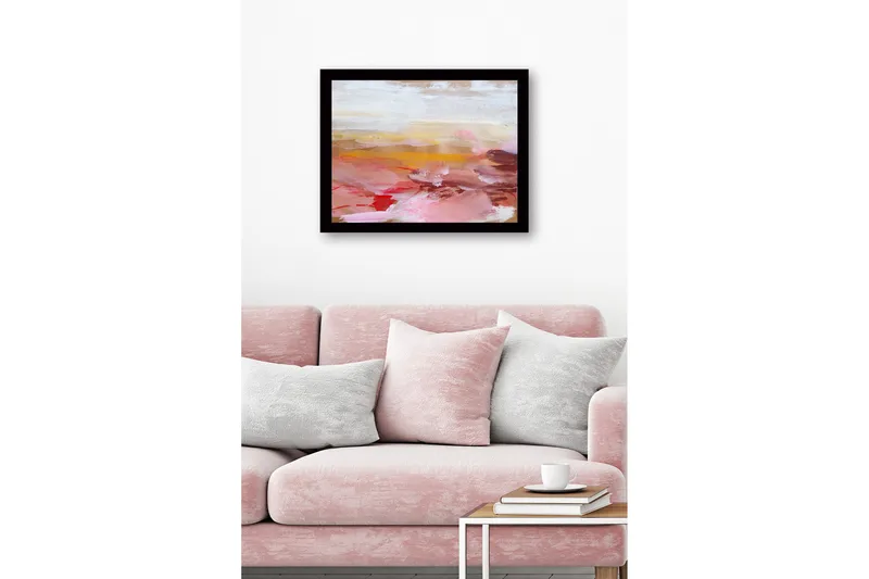 Tavla med Ram Flerfärgad - 41x56 cm - Inredning - Tavlor & konst