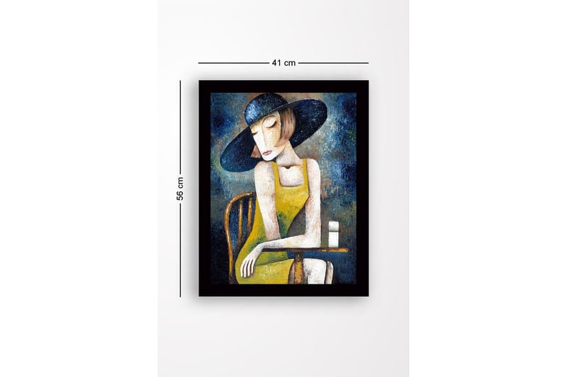 Tavla med Ram Flerfärgad - 41x56 cm - Inredning - Tavlor & konst