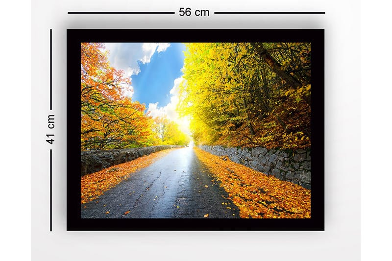 Tavla med Ram Flerfärgad - 41x56 cm - Inredning - Tavlor & konst