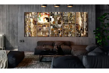 Tavla Mom With Child 5 Parts Narrow 200x80 - Artgeist sp. z o. o. - Inredning - Tavlor & konst - Canvastavlor