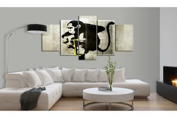 Tavla Monkey Tnt Detonator Banksy 200x100 - Artgeist sp. z o. o. - Inredning - Tavlor & konst - Canvastavlor