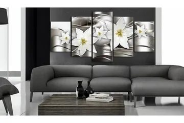 Tavla Mysterious Lilies 200x100 - Artgeist sp. z o. o. - Inredning - Tavlor & konst - Canvastavlor