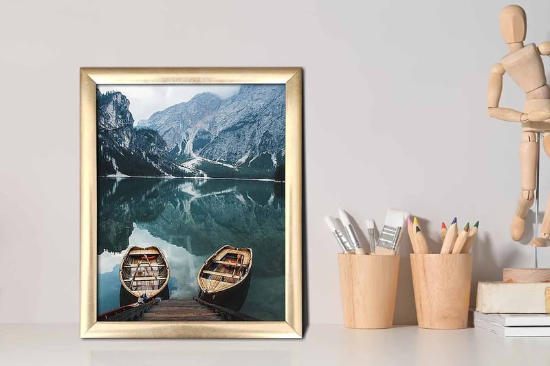 Tavla Nautical med Ram Flerfärgad - 23,5x28,5 cm - Inredning - Tavlor & konst