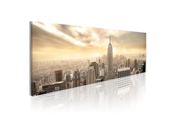 Tavla New York City among the clouds 120x40 - Inredning - Tavlor & konst - Canvastavlor