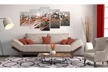 Tavla Orange Stream 200x100 - Artgeist sp. z o. o. - Inredning - Tavlor & konst - Canvastavlor