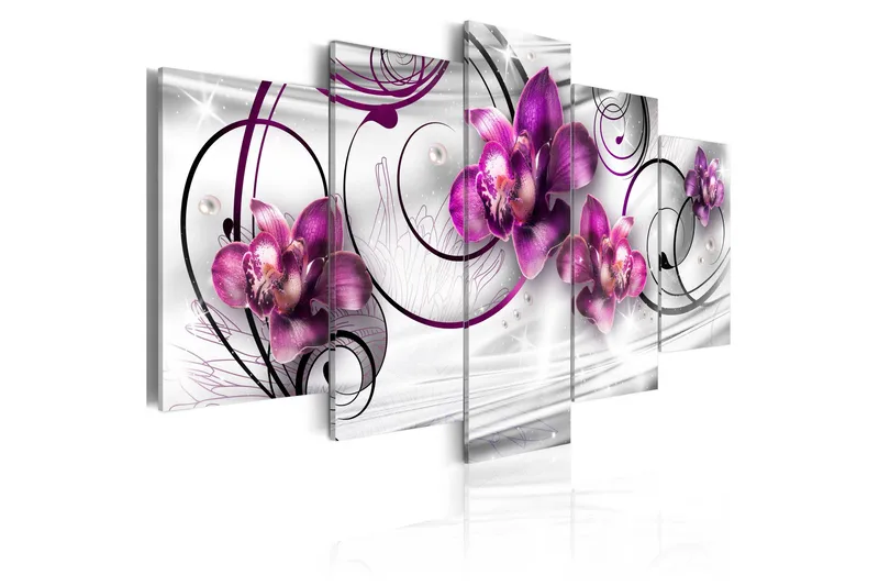 Tavla Orchids And Pearls 200x100, Artgeist sp. z o. o.