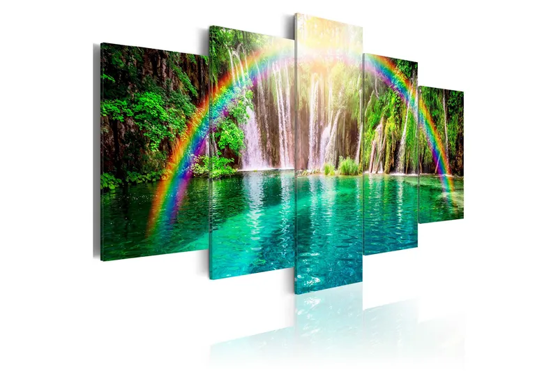 Tavla Rainbow Time 100x50, Artgeist sp. z o. o.