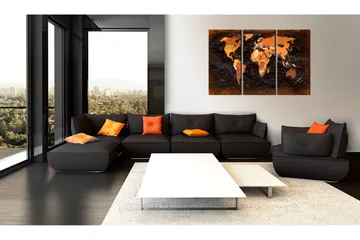 Tavla Remarkable Map 120x80 - Artgeist sp. z o. o. - Inredning - Tavlor & konst - Canvastavlor