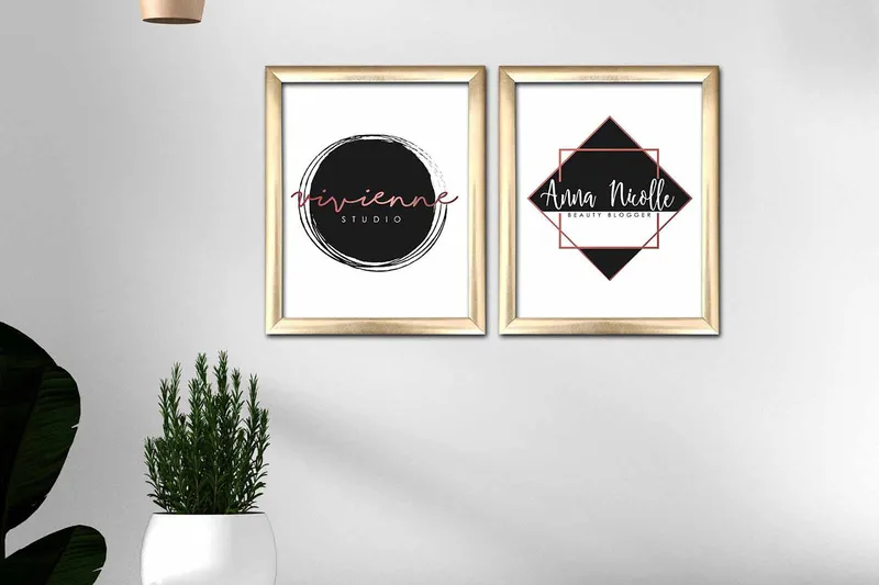 Tavla Sayings med Ram 2-pack Flerfärgad - 23,5x28,5 cm - Inredning - Tavlor & konst