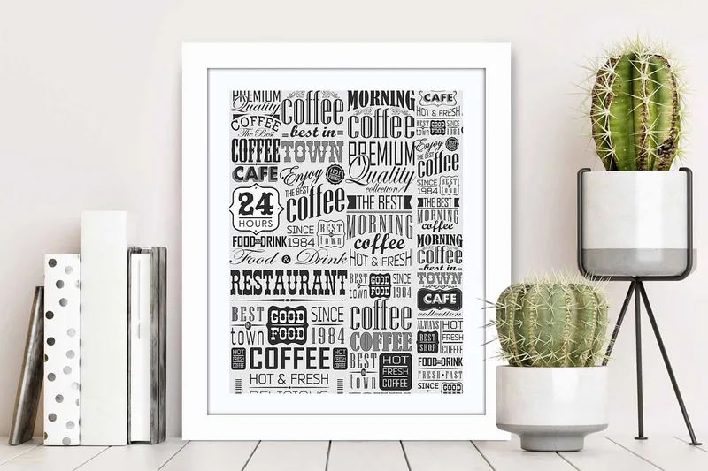 Tavla Sayings med Ram Flerfärgad - 23,5x28,5 cm - Inredning - Tavlor & konst