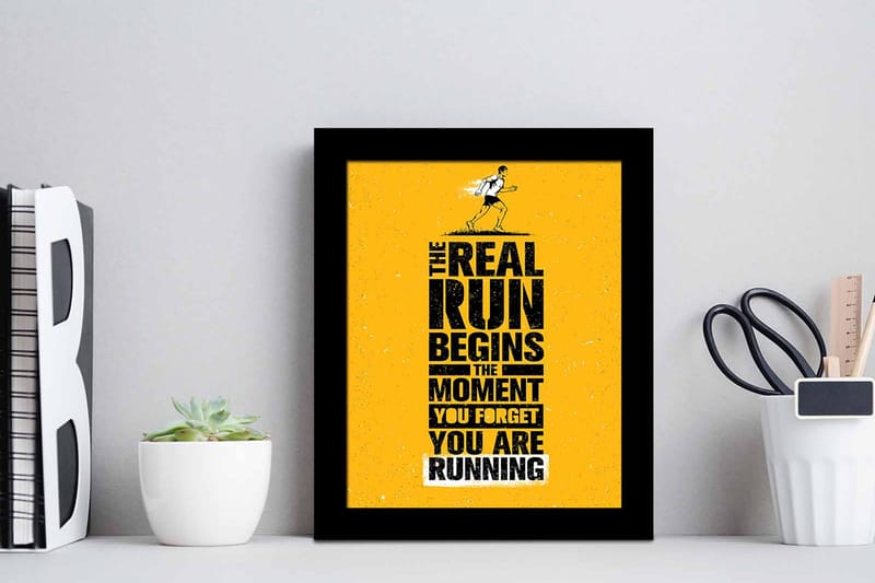 Tavla Sayings med Ram Flerfärgad - 23,5x28,5 cm - Inredning - Tavlor & konst