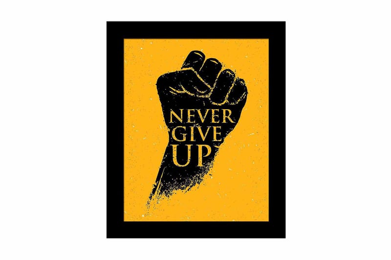 Tavla Sayings med Ram Flerfärgad, 23,5x28,5 cm