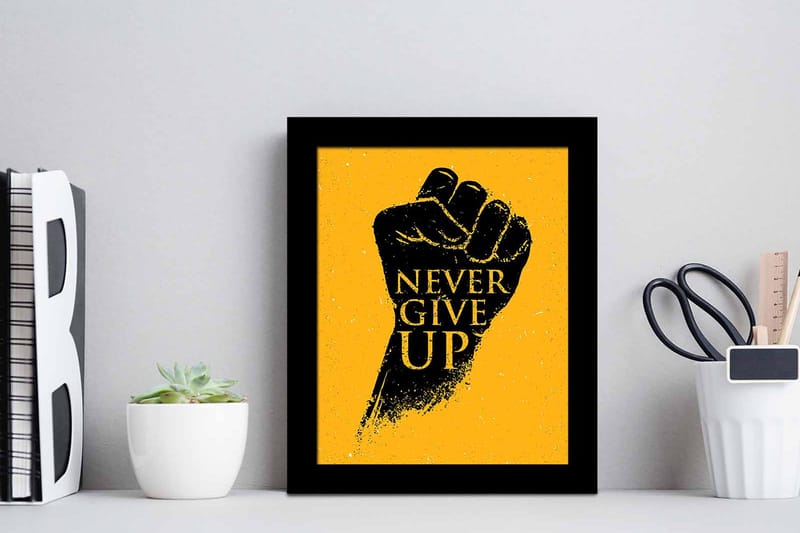 Tavla Sayings med Ram Flerfärgad - 23,5x28,5 cm - Inredning - Tavlor & konst