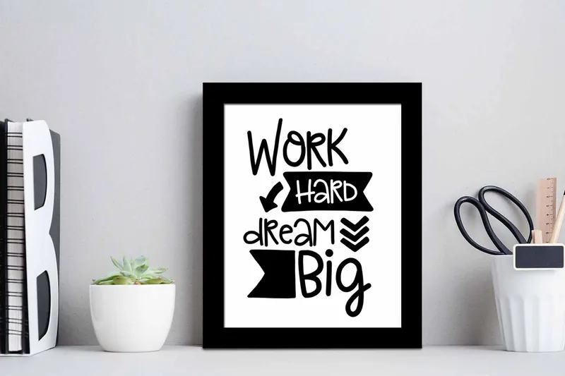 Tavla Sayings med Ram Flerfärgad - 23,5x28,5 cm - Inredning - Tavlor & konst