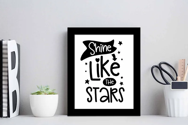 Tavla Sayings med Ram Flerfärgad - 23,5x28,5 cm - Inredning - Tavlor & konst