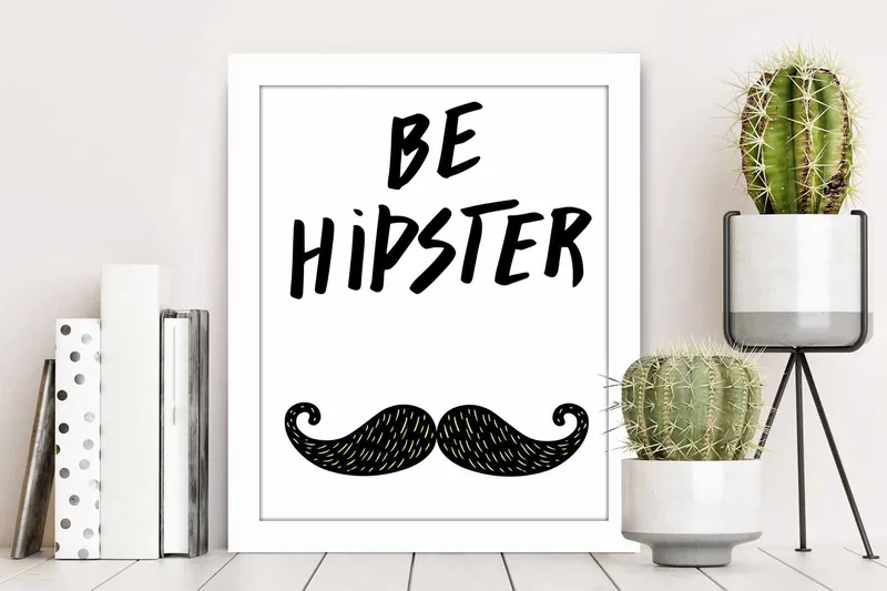 Tavla Sayings med Ram Flerfärgad - 23,5x28,5 cm - Inredning - Tavlor & konst