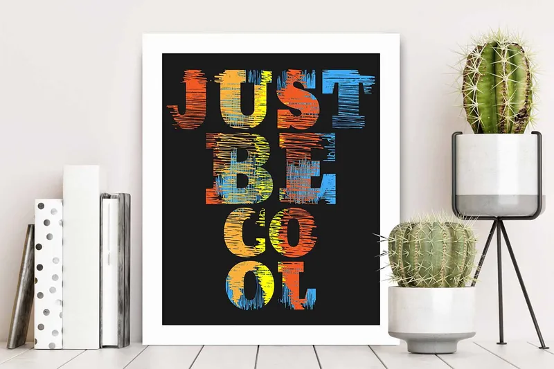 Tavla Sayings med Ram Flerfärgad - 23,5x28,5 cm - Inredning - Tavlor & konst