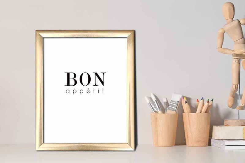 Tavla Sayings med Ram Flerfärgad - 23,5x28,5 cm - Inredning - Tavlor & konst