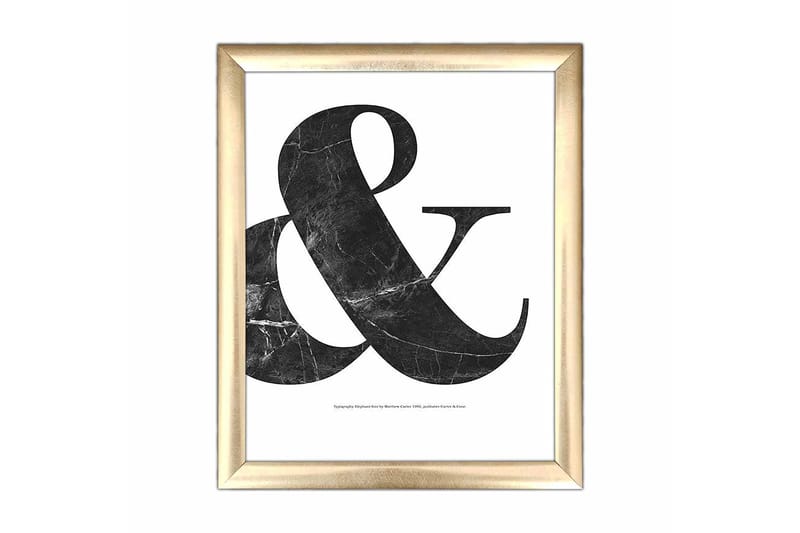 Tavla Sayings med Ram Flerfärgad, 23,5x28,5 cm