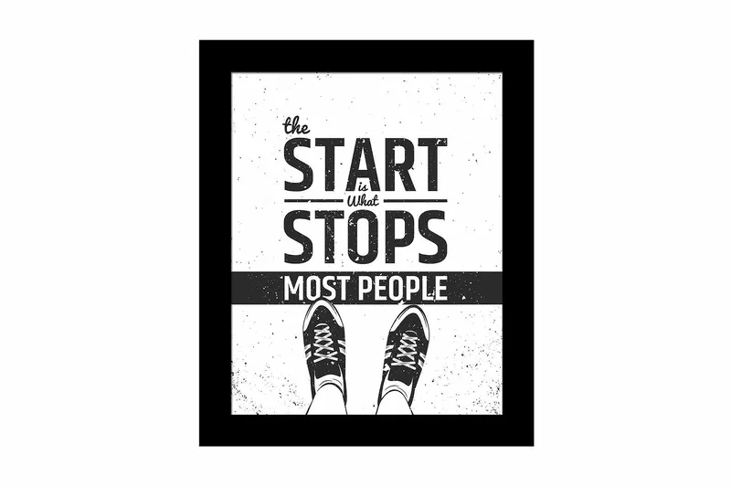 Tavla Sayings med Ram Flerfärgad, 23,5x28,5 cm