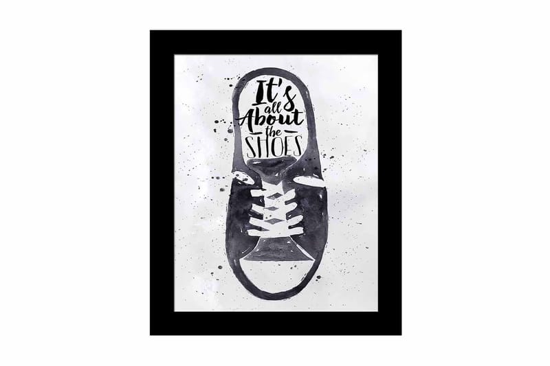 Tavla Sayings med Ram Flerfärgad, 23,5x28,5 cm