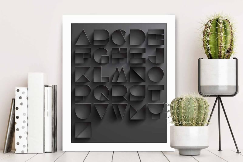 Tavla Sayings med Ram Flerfärgad - 23,5x28,5 cm - Inredning - Tavlor & konst