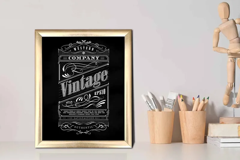 Tavla Sayings med Ram Flerfärgad - 23,5x28,5 cm - Inredning - Tavlor & konst