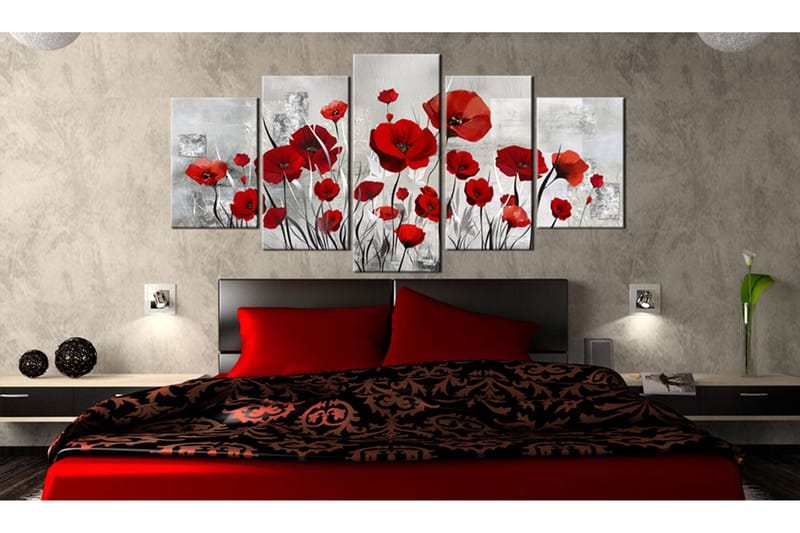 Tavla Scarlet Cloud 200x100 - Artgeist sp. z o. o. - Inredning - Tavlor & konst - Canvastavlor