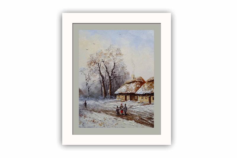 Tavla Scenic med Ram Flerfärgad - 23,5x28,5 cm - Inredning - Tavlor & konst