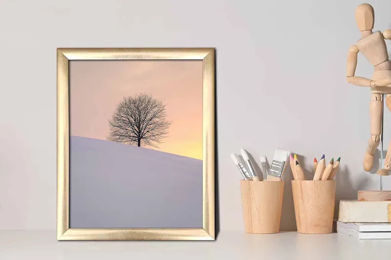 Tavla Scenic med Ram Flerfärgad - 23,5x28,5 cm - Inredning - Tavlor & konst