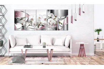 Tavla Shiny Orchids 200x80 - Artgeist sp. z o. o. - Inredning - Tavlor & konst - Canvastavlor