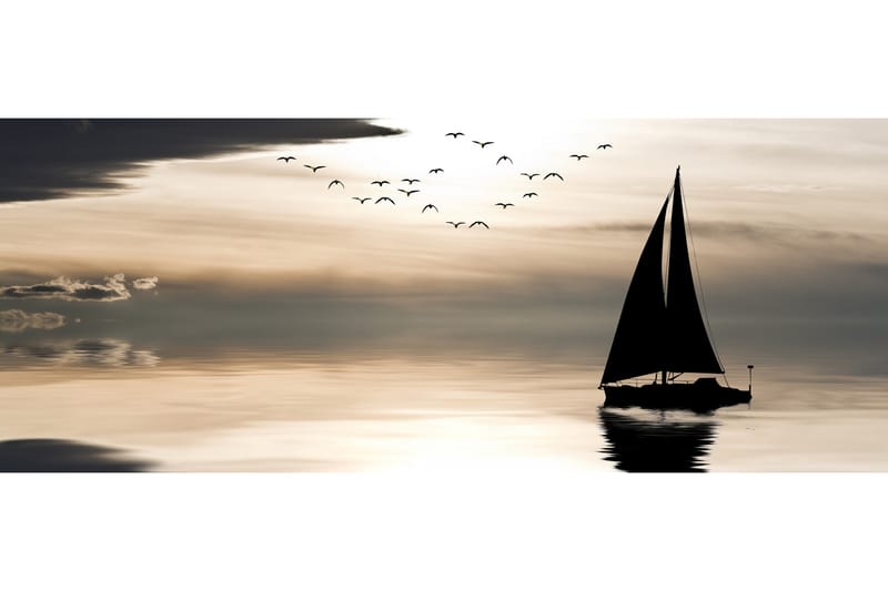 Tavla Sunset - 50x125 cm - Inredning - Tavlor & konst