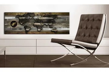 Tavla The World Of Metal 135x45 cm - Inredning - Tavlor & konst - Canvastavlor