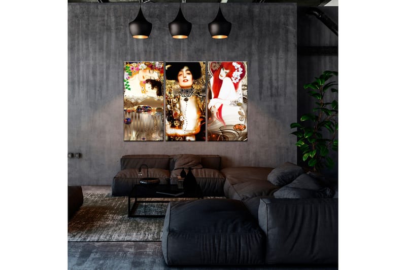 Tavla Three Women 3 Parts 90x60 - Artgeist sp. z o. o. - Inredning - Tavlor & konst - Canvastavlor