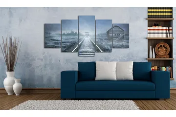 Tavla Tle Sista Stationen 100x50 - Artgeist sp. z o. o. - Inredning - Tavlor & konst - Canvastavlor