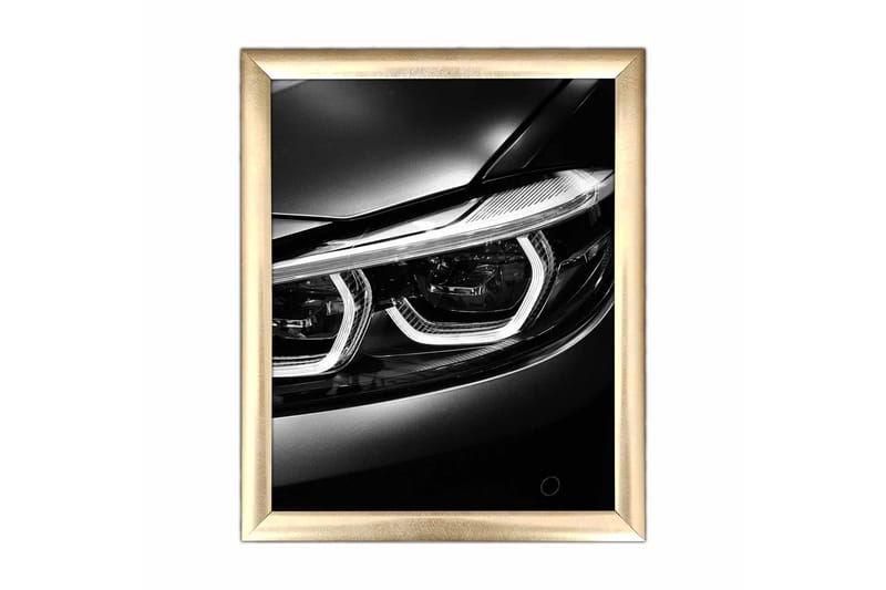 Tavla Transportation med Ram Flerfärgad, 23,5x28,5 cm