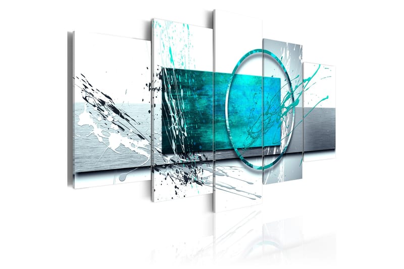 Tavla Turquoise Expression 200x100, Artgeist sp. z o. o.
