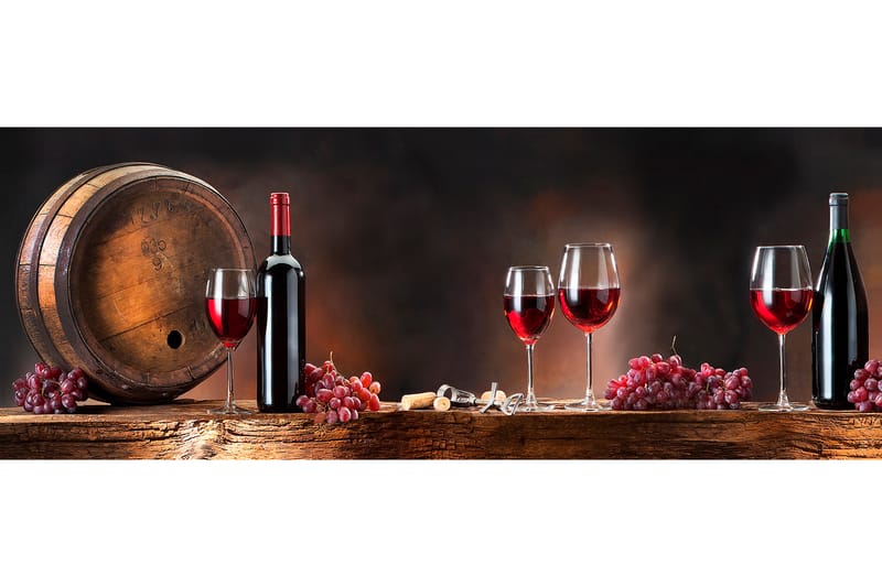 Tavla Wine Glasses - 30x80 cm - Inredning - Tavlor & konst